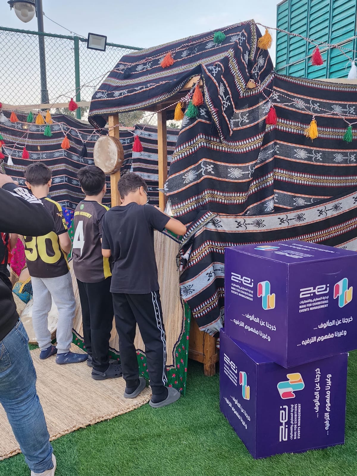 زاوية الخيمة التراثية بهوية مجمع دانة